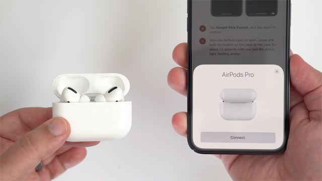 Как перезагрузить AirPods