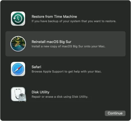 Переустановить macOS без потери данных