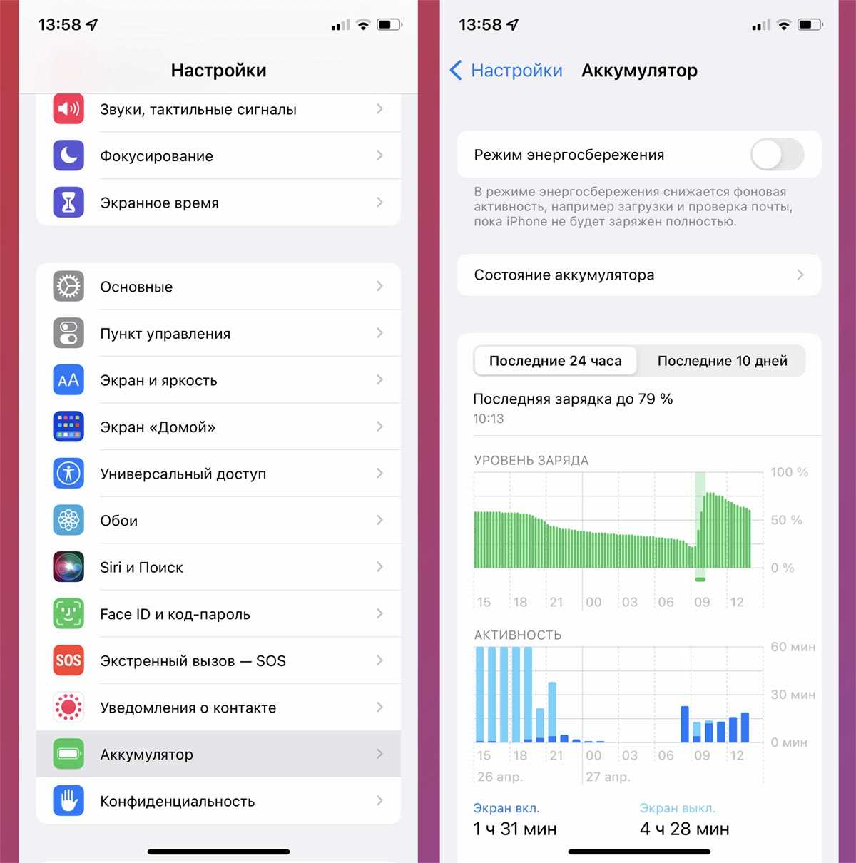 Отключены уведомления для приложения
