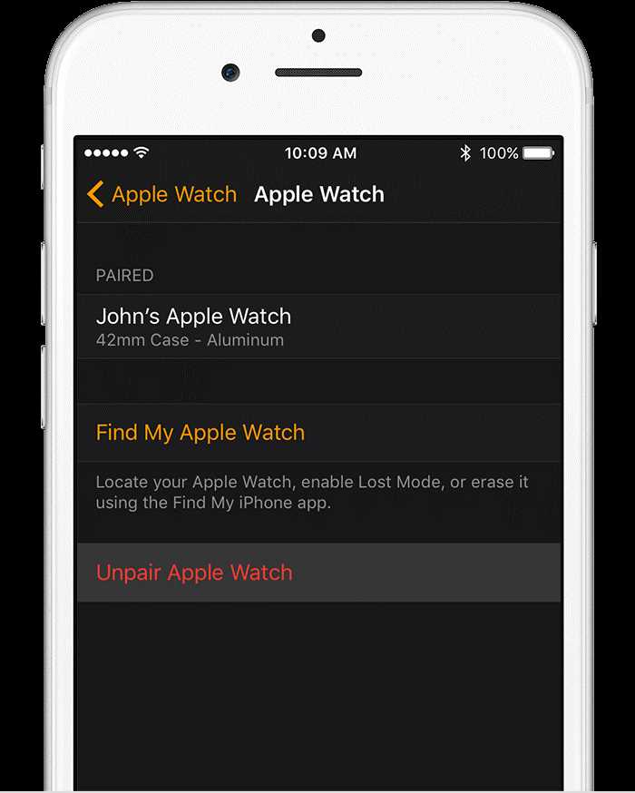 Отключить Apple Watch от iPhone, чтобы связать со свежим?